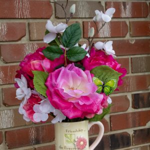 Pink Paradise Garden of Friendship Mug